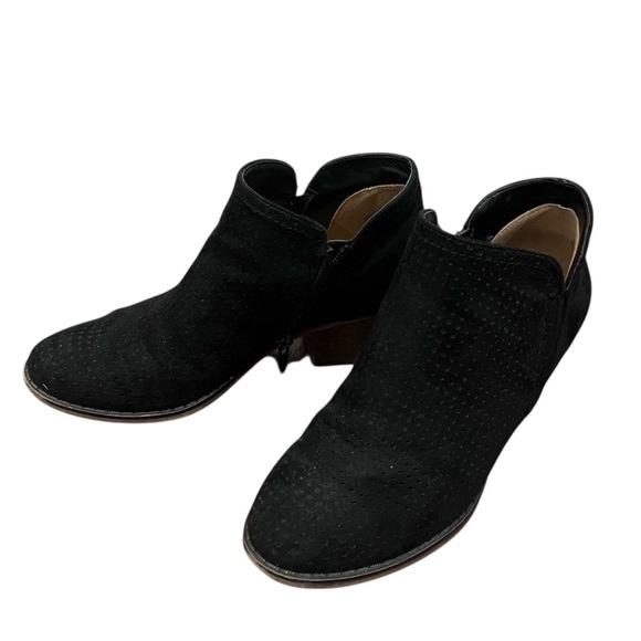 Fergie Shoes - Fergie Black Suede Mini Boots Women’s 6.5